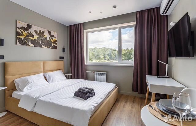 

Квартира-студия в апарт-отеле, 19 м², 1 кровать