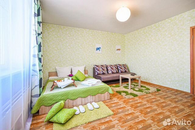 

1-к. квартира, 45 м², 2 кровати