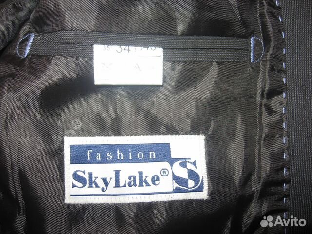 Школьный пиджак Sky Lake, р.140, рубашка Brostem