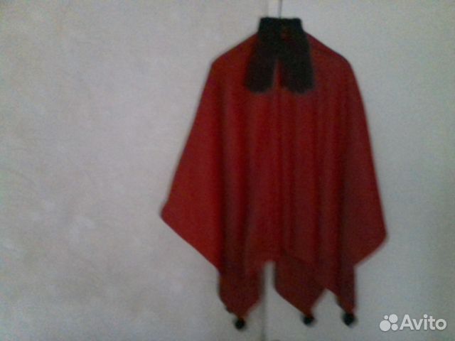 Пончо новое