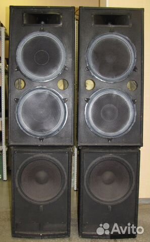 Проф акустика 3000W колонки сабвуферы басы 15