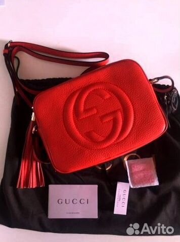 Сумка Gucci Soho Crossbody Люкс Клатч Красный Клат Сумка Gucci Soho Crossbody Люкс Клатч Красный Клат