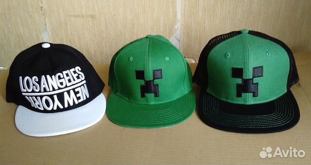 Кепки Майнкрафт Нью йорк бейсболки Minecraft Кепки Майнкрафт Нью йорк бейсболки Minecraft