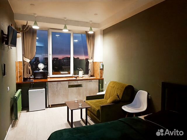 

Квартира-студия, 21 м², 2 кровати