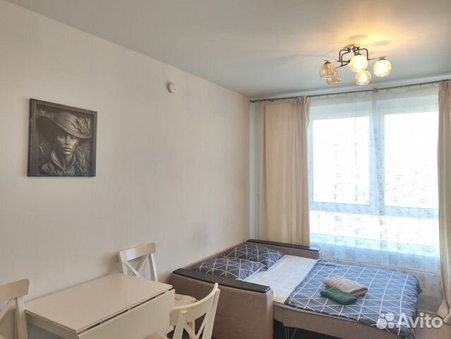 

Квартира-студия, 30 м², 1 кровать