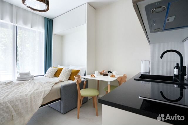 

Квартира-студия, 19 м², 1 кровать