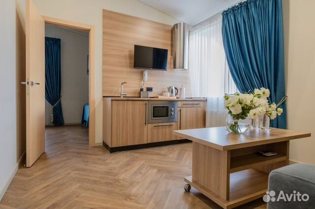 

2-к. квартира в апарт-отеле, 33 м², 2 кровати