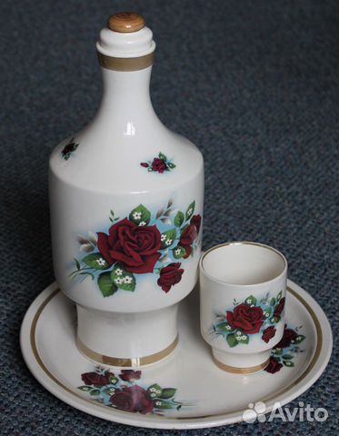 Штоф поднос и стаканчик набор зик Конаково