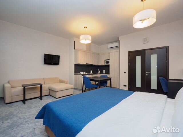 

Квартира-студия, 42 м², 1 кровать