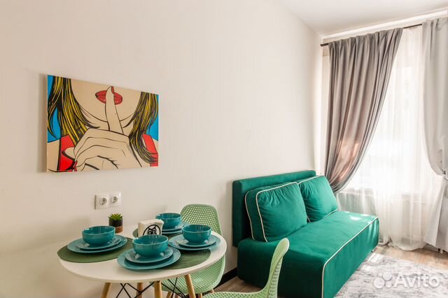 

Квартира-студия, 26 м², 2 кровати