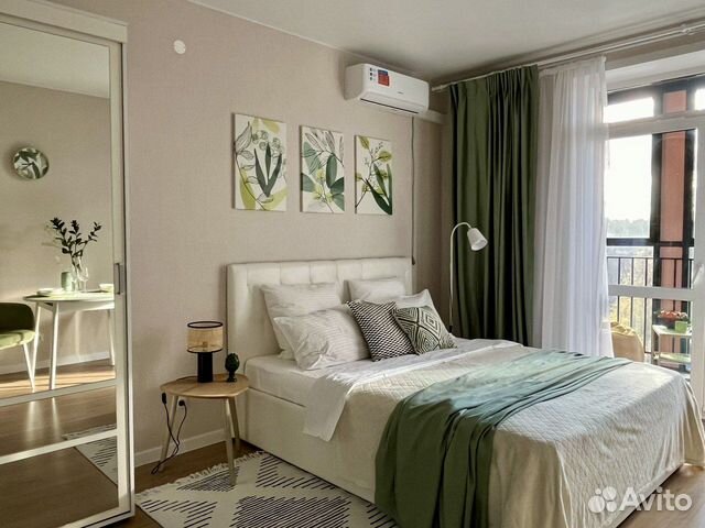 

Квартира-студия, 30 м², 1 кровать