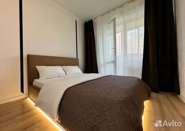 

1-к. квартира, 42 м², 2 кровати