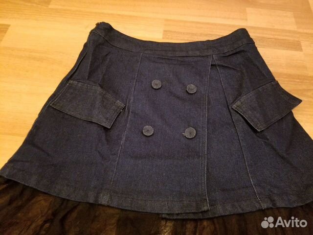 Новая Стильная Джинсовая Юбка на р.42-44 Новая Стильная Джинсовая Юбка на р.42-44
