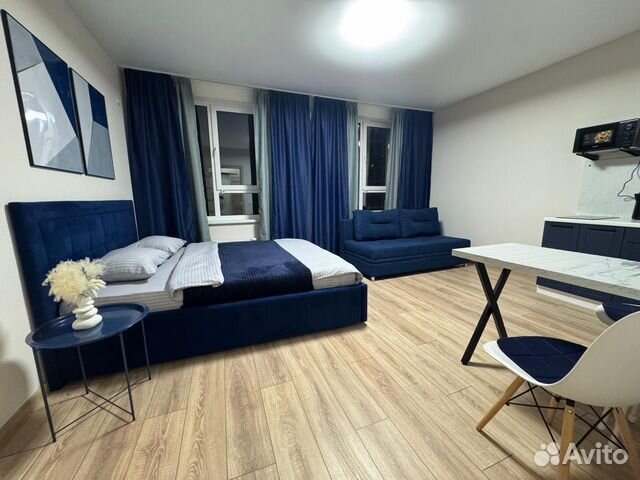 

Квартира-студия, 30 м², 2 кровати