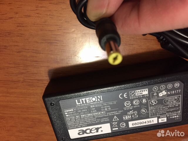 Блок питания для ноутбука Asus и Acer