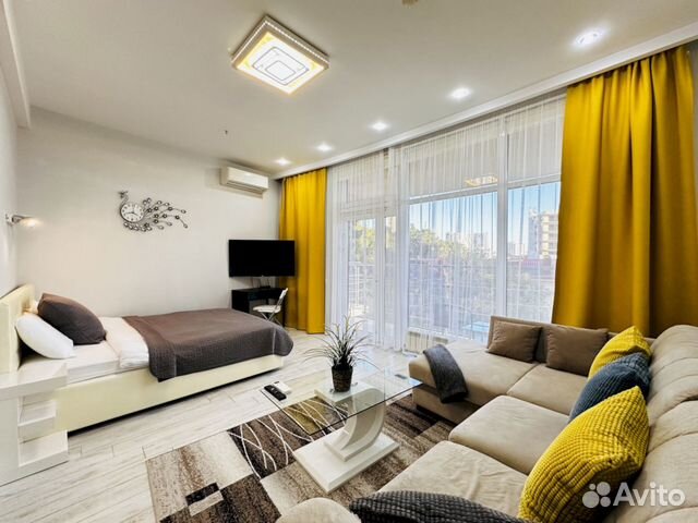 

Квартира-студия в апарт-отеле, 48 м², 2 кровати