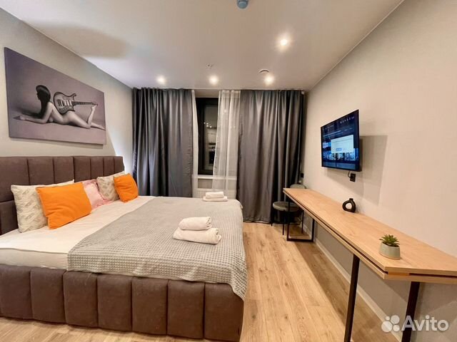 

Квартира-студия, 27 м², 2 кровати
