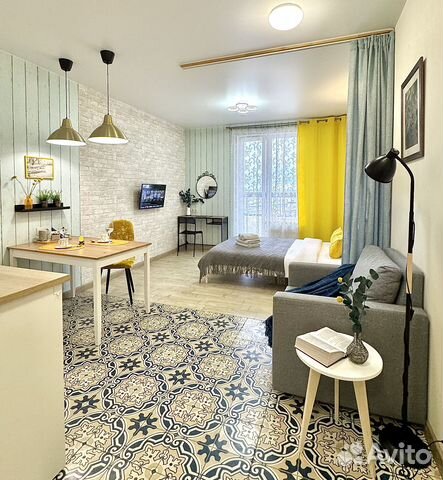 

Квартира-студия, 28 м², 1 кровать