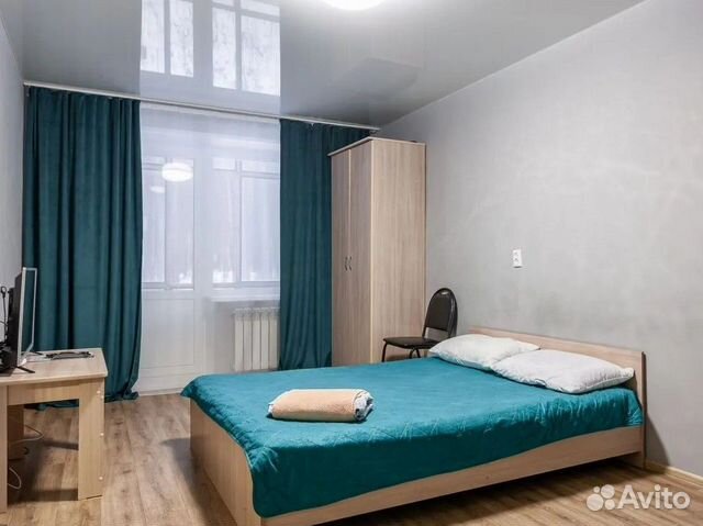 

1-к. квартира, 34 м², 2 кровати