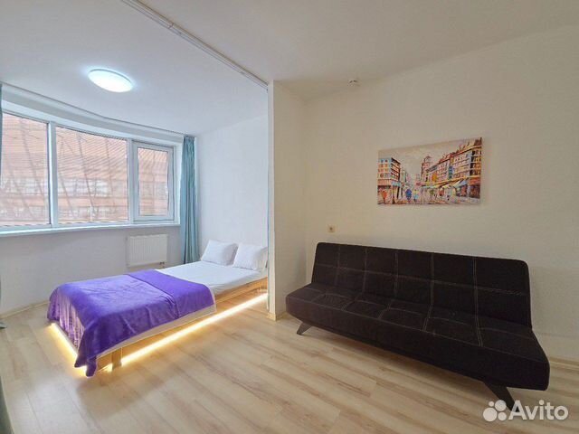 

Квартира-студия, 28 м², 2 кровати