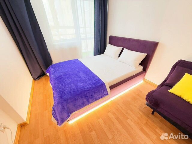 

1-к. квартира, 42 м², 2 кровати