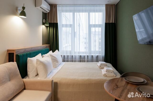 

1-к. квартира в апарт-отеле, 16 м², 2 кровати
