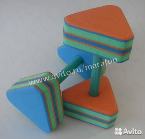 Гантели для аквааэробики и аквафитнеса