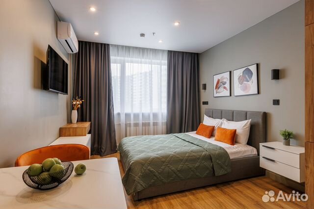 

Квартира-студия в апарт-отеле, 19 м², 2 кровати