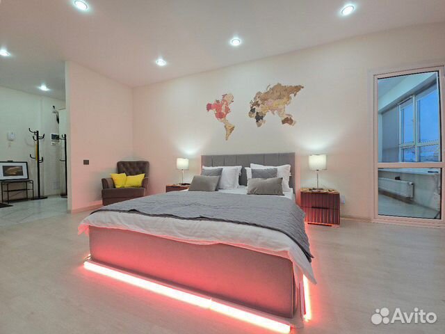 

Квартира-студия, 38 м², 1 кровать