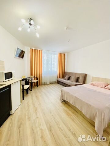 

Квартира-студия, 33 м², 2 кровати