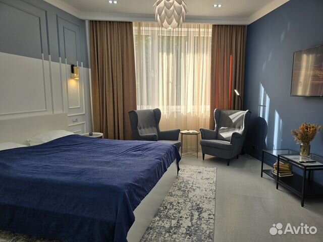 

1-к. квартира, 45 м², 2 кровати