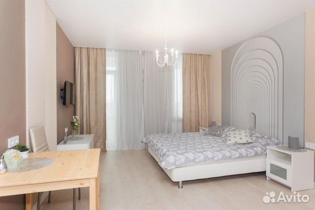 

Квартира-студия, 28 м², 1 кровать
