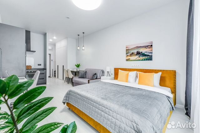 

Квартира-студия, 32 м², 2 кровати