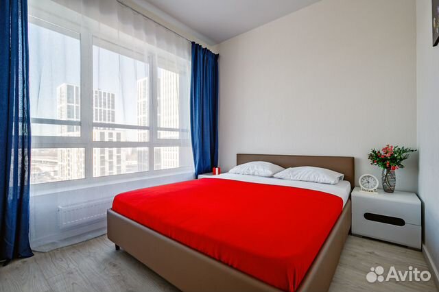 

1-к. квартира, 34 м², 2 кровати