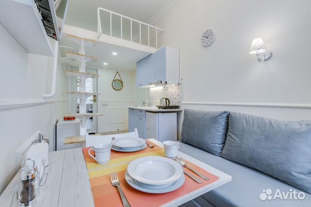 

Квартира-студия в апарт-отеле, 13 м², 2 кровати