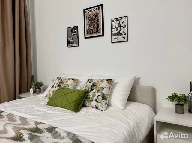

Квартира-студия, 29 м², 2 кровати