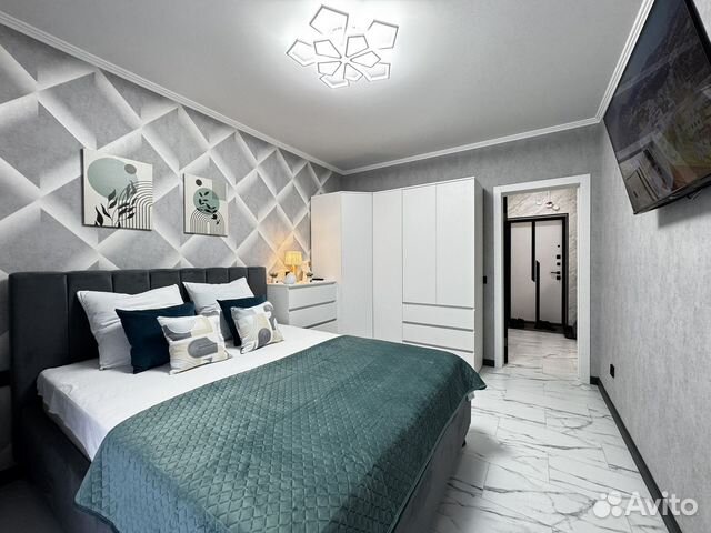 

1-к. квартира, 55 м², 2 кровати