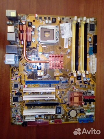 Intel P35 Asus P5K Socket 775 ATX 4xDDR2 (до 8 Гб)