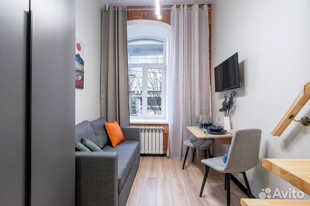 

Квартира-студия, 17 м², 2 кровати