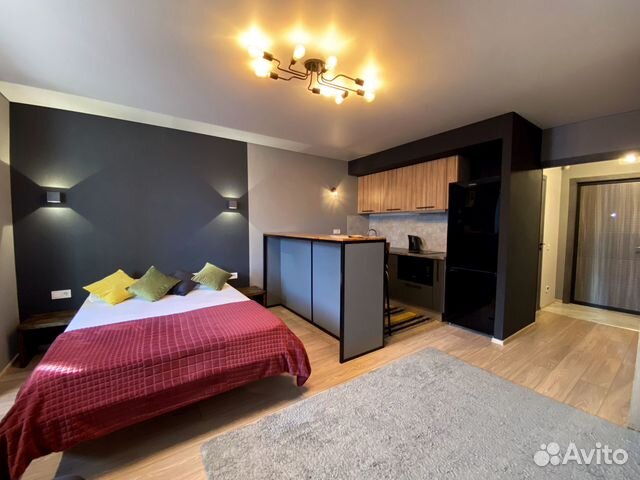 

Квартира-студия, 35 м², 2 кровати