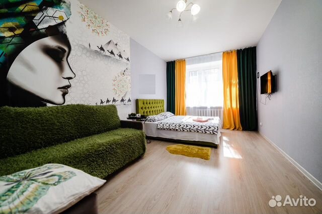 

1-к. квартира, 36 м², 2 кровати