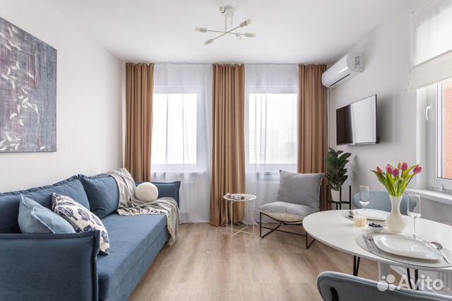 

1-к. квартира, 36 м², 2 кровати