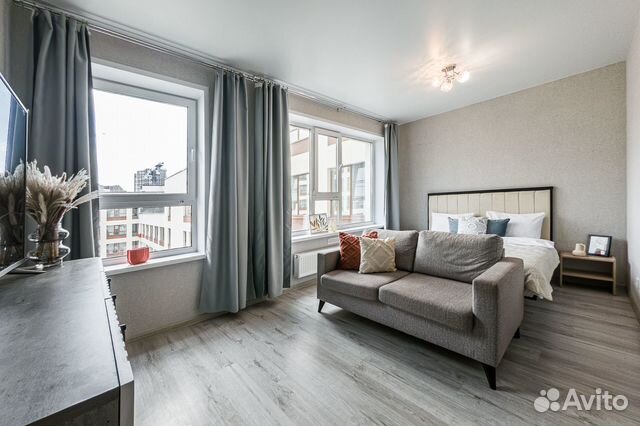 

1-к. квартира, 42 м², 2 кровати