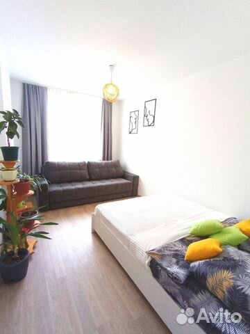 

1-к. квартира, 42 м², 3 кровати