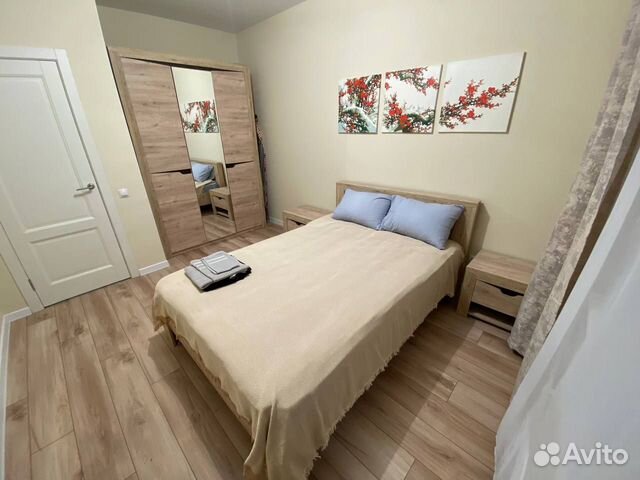 

1-к. квартира, 40 м², 2 кровати
