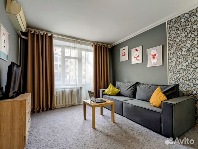 

1-к. квартира, 34 м², 2 кровати