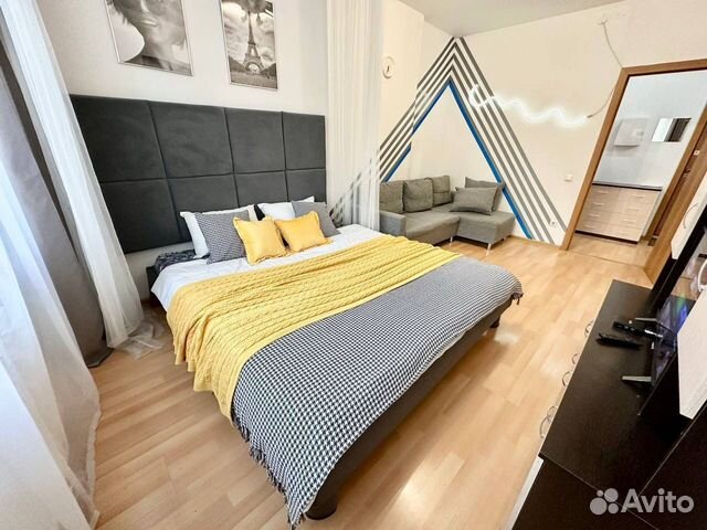 

1-к. квартира, 41,1 м², 2 кровати