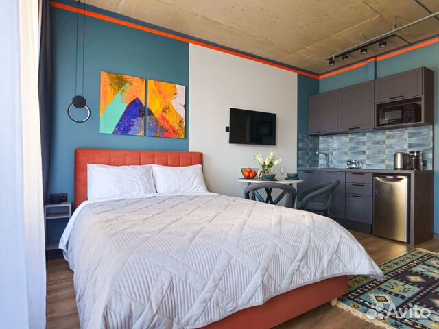 

Квартира-студия, 26 м², 2 кровати