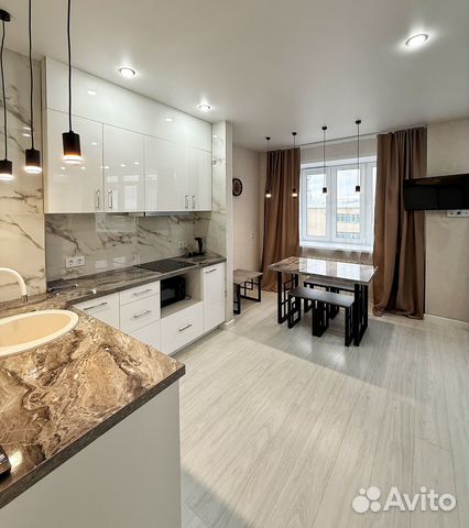 

1-к. квартира, 51 м², 2 кровати