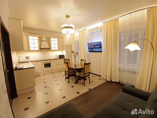 

1-к. квартира, 54 м², 2 кровати